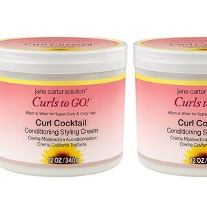 curl to go curl cocktail conditioning styling cream 12 oz set